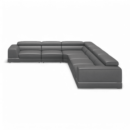 Amadeo Extended Modular Sectional Sofa Elephant Gray