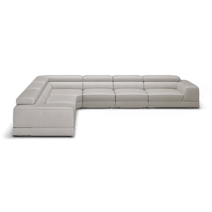 Amadeo Extended Modular Sectional Sofa Light Gray