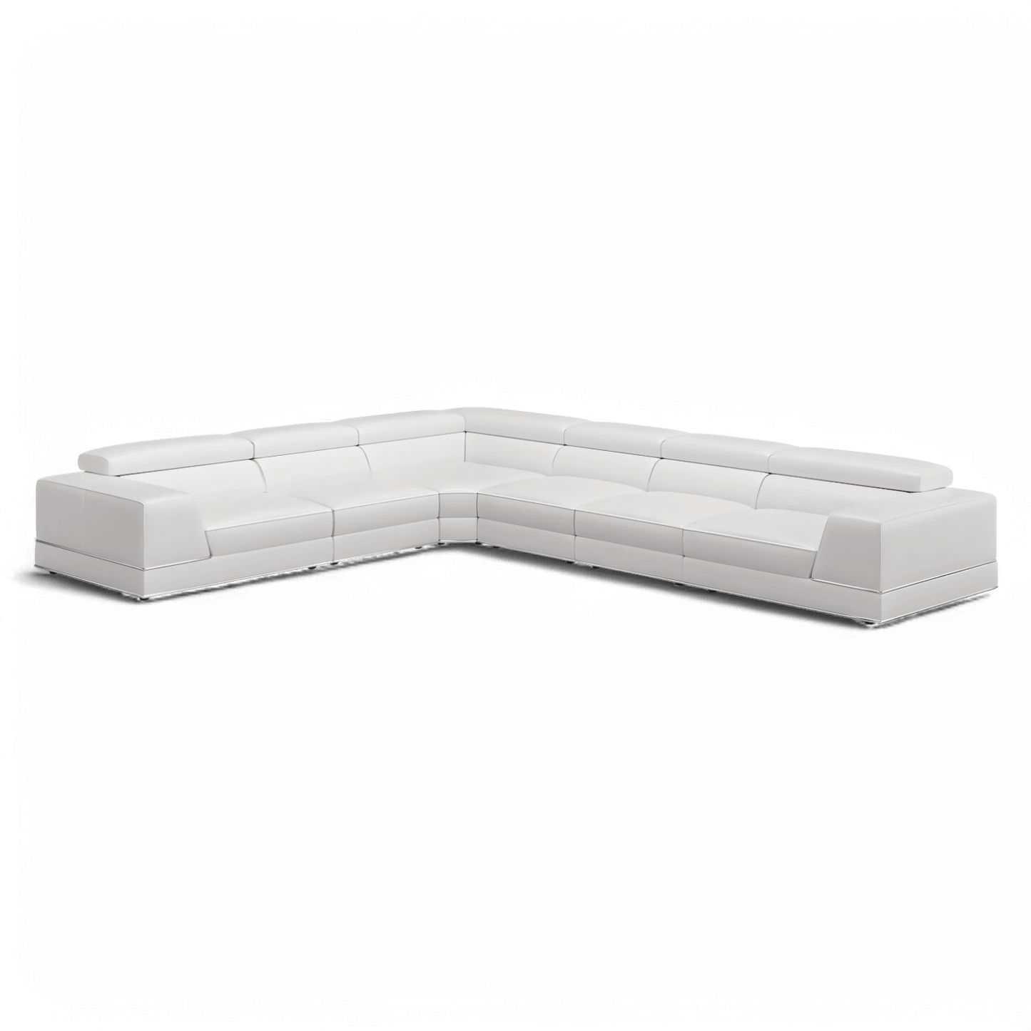 Amadeo Extended Modular Sectional Sofa White