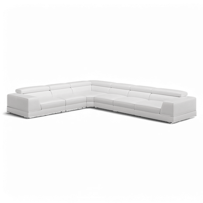 Amadeo Extended Modular Sectional Sofa White