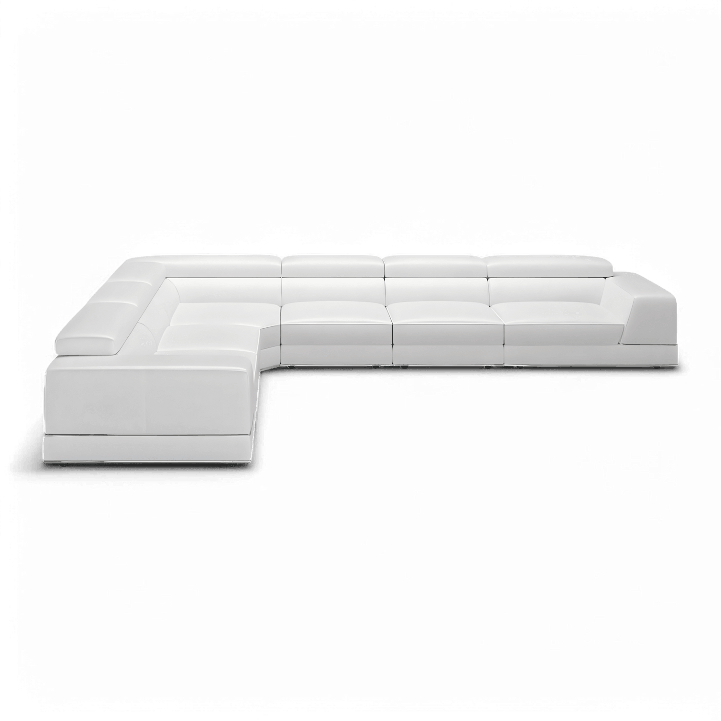 Amadeo Extended Modular Sectional Sofa White
