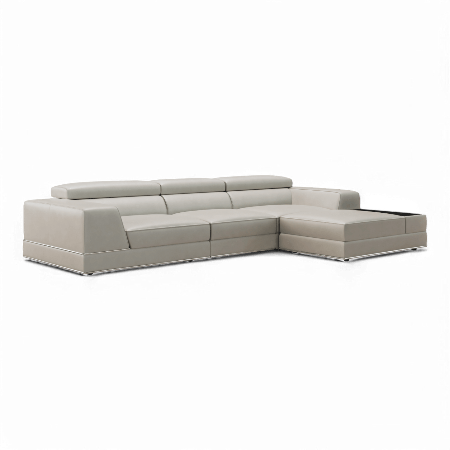 Amadeo Modular Sectional Sofa Light Gray