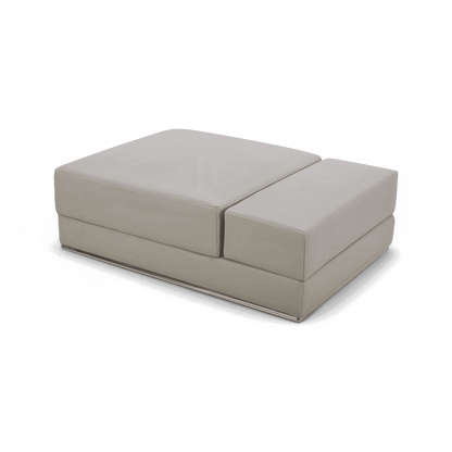 Amadeo Ottoman Light Gray
