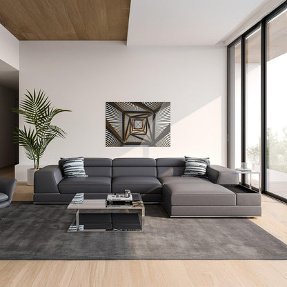 Amadeo Modular Sectional Sofa Elephant Gray