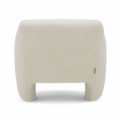 Amber Lounge Chair Sherpa White