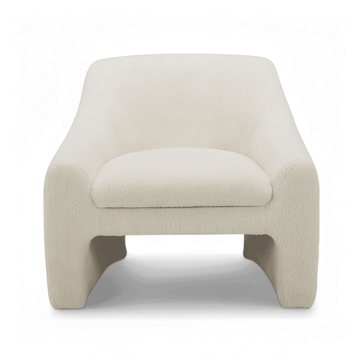 Amber Lounge Chair Sherpa White