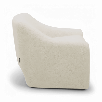 Amber Lounge Chair Sherpa White
