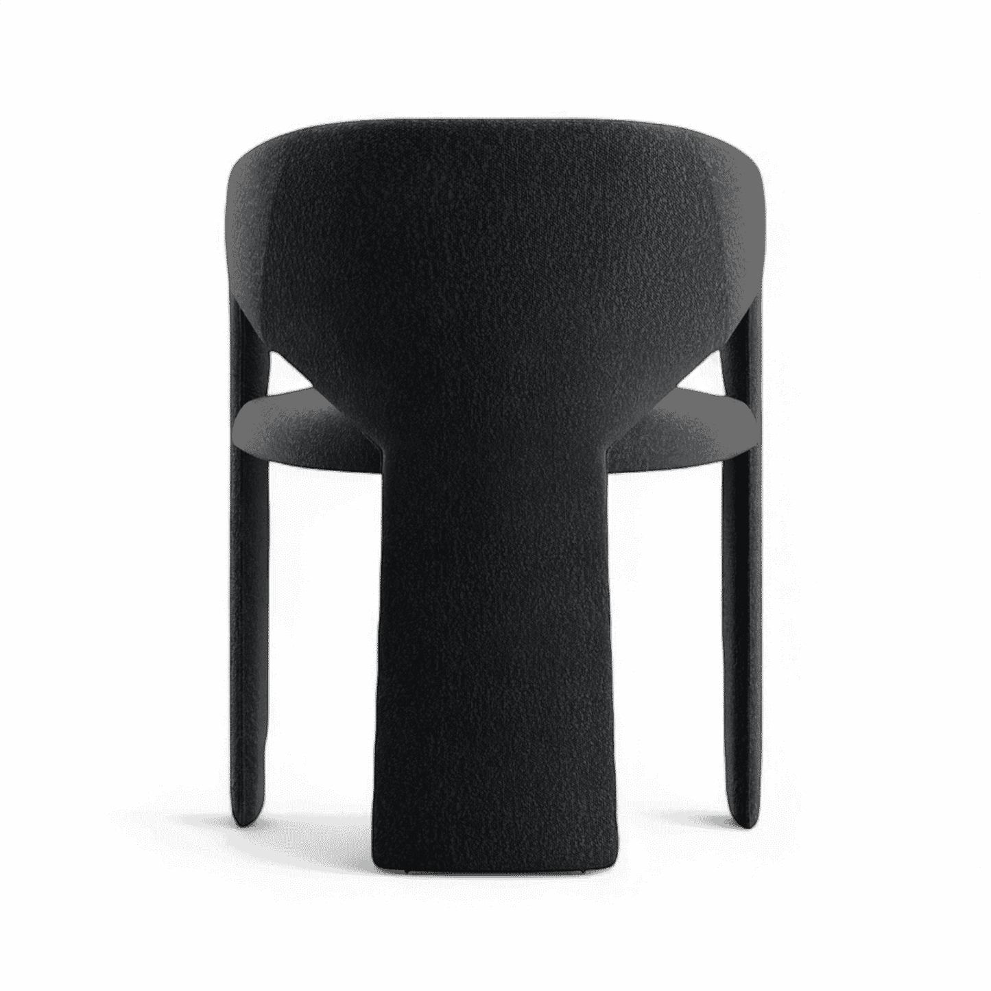 Aria Dining Chair Black Boucle