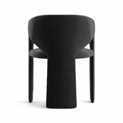 Aria Dining Chair Black Boucle