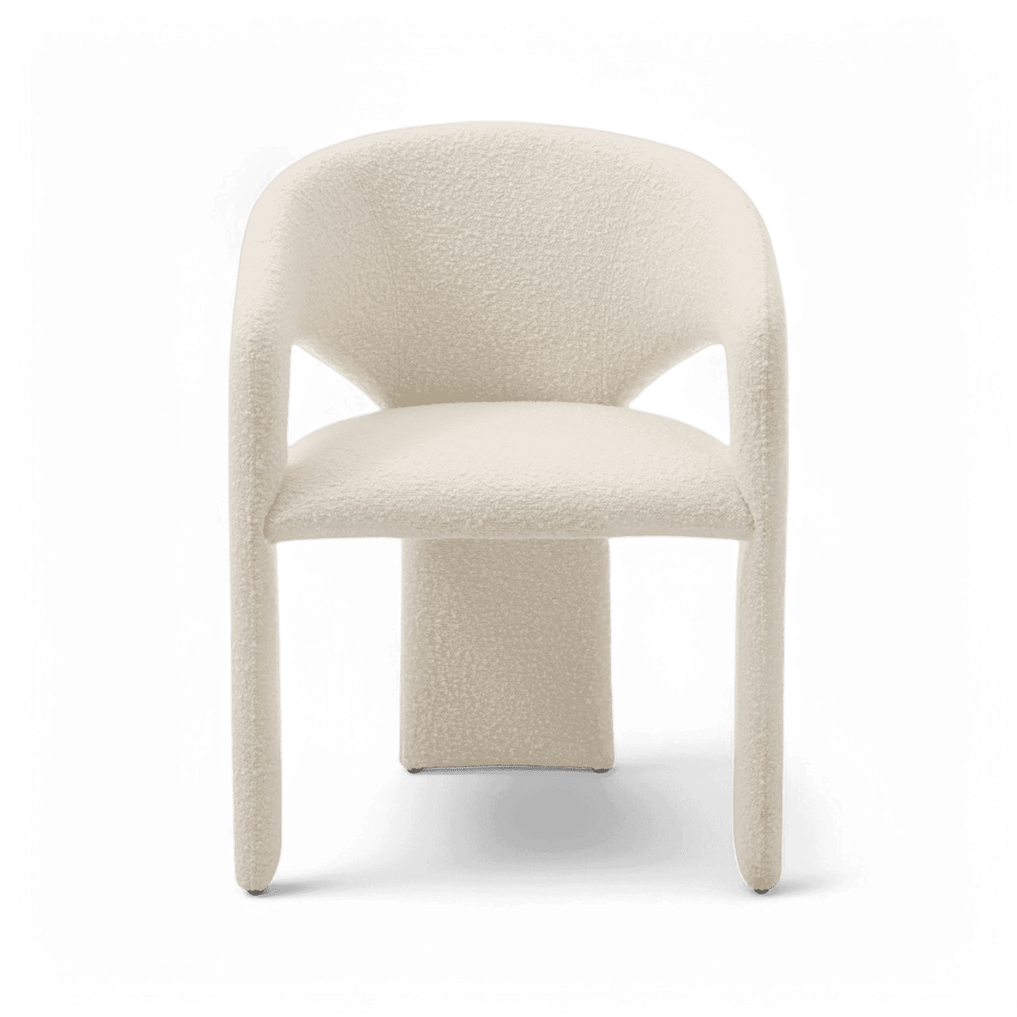 Aria Dining Chair White Boucle