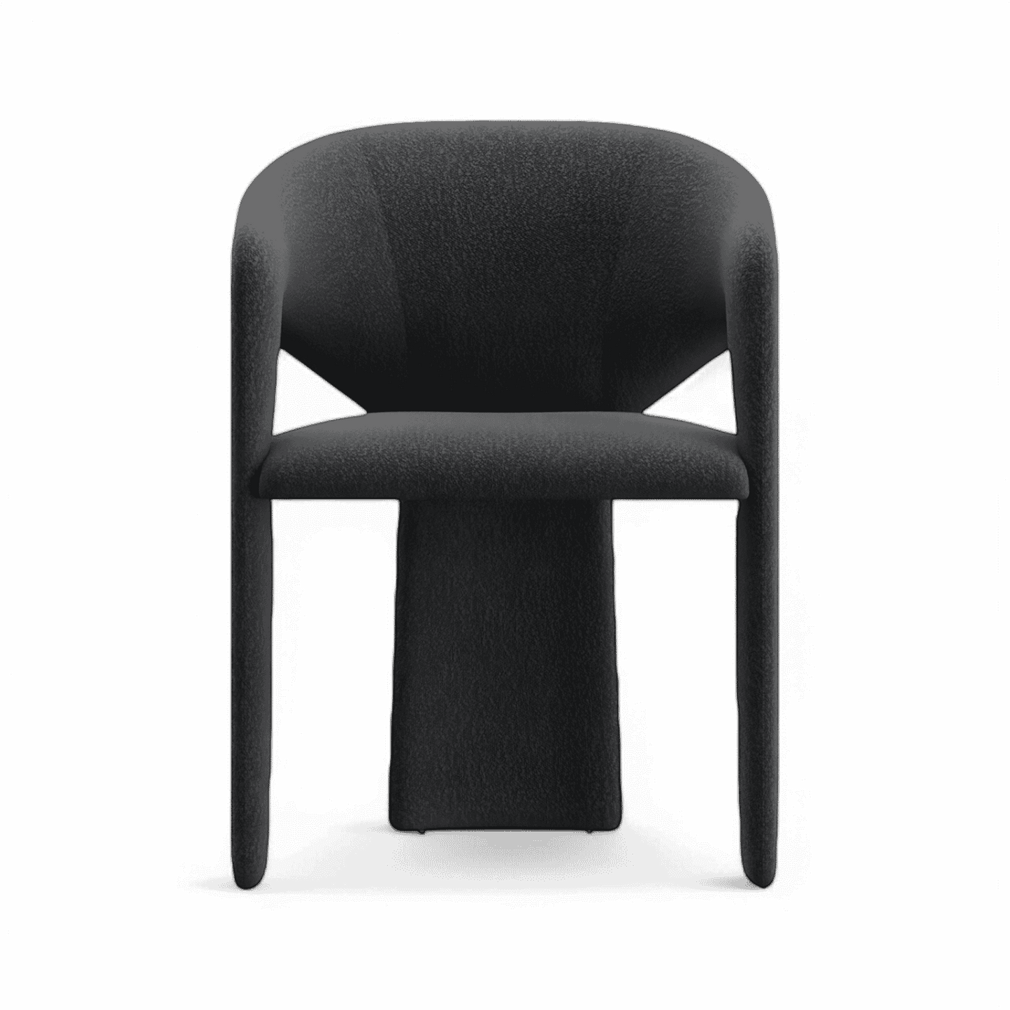 Aria Dining Chair Black Boucle