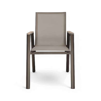 Aviana Outdoor Dining Chair Taupe