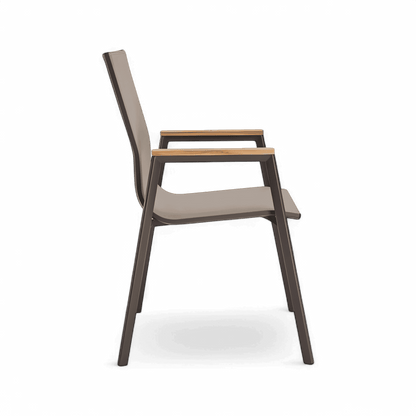 Aviana Outdoor Dining Chair Taupe