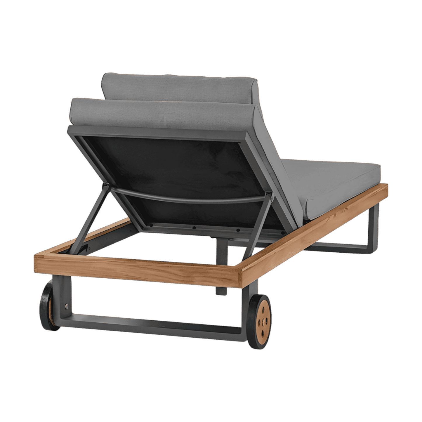 Bali Outdoor Lounger Light Gray