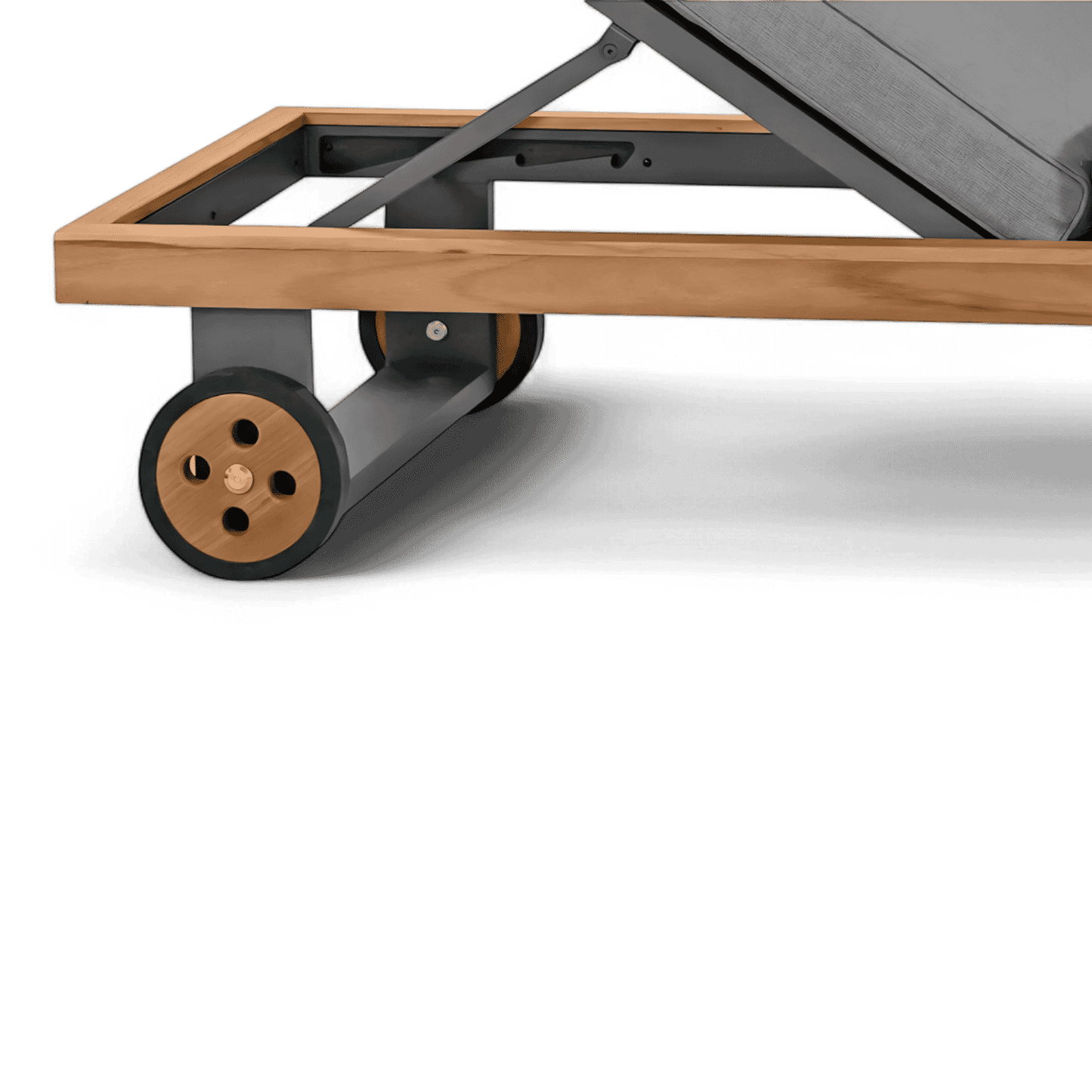 Bali Outdoor Lounger Light Gray