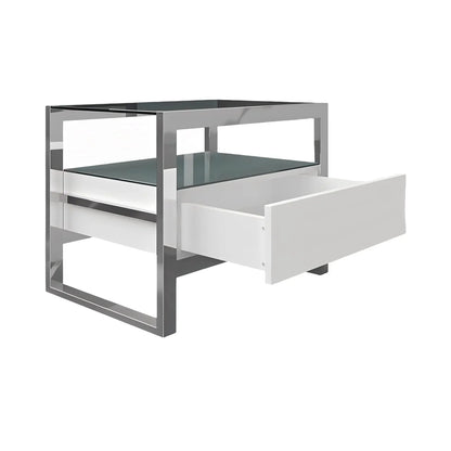 Bari Nightstand White