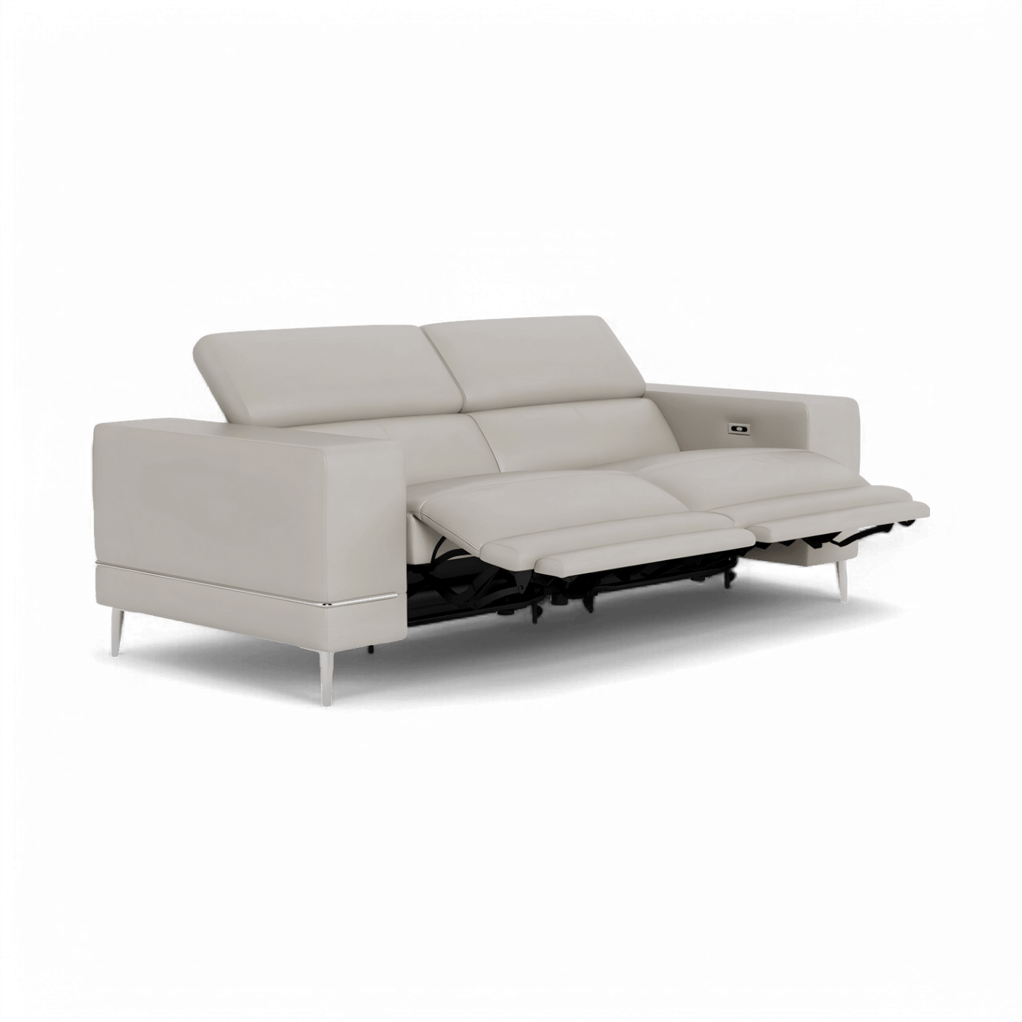 Bergamo Power Motion Sofa Light Gray