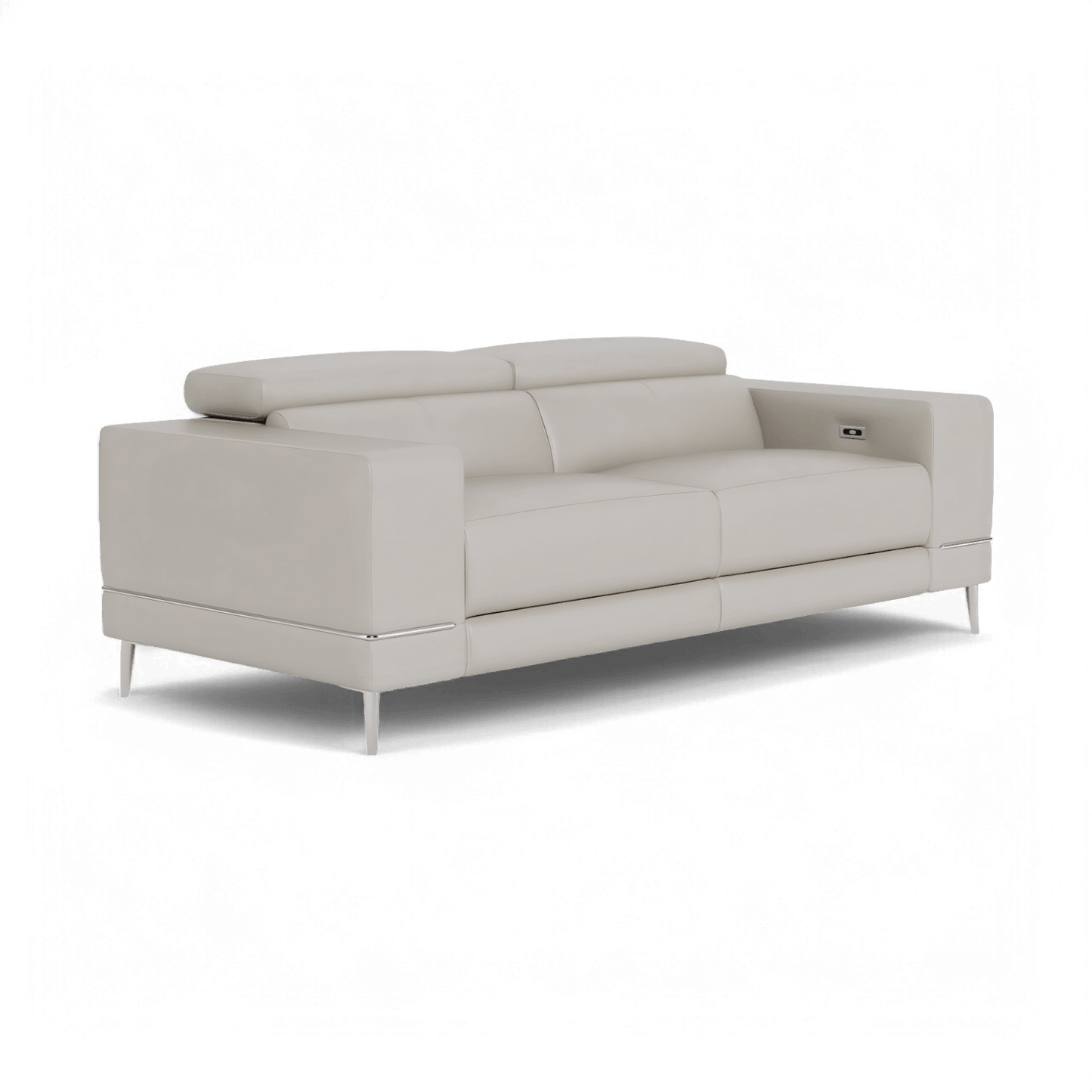 Bergamo Power Motion Sofa Light Gray