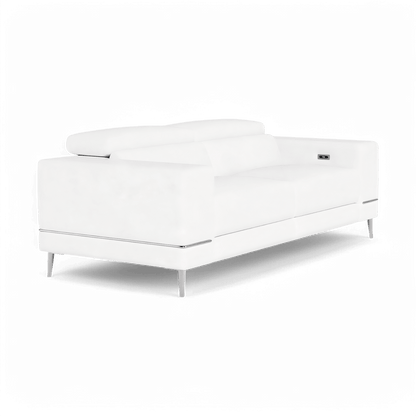 Bergamo Power Motion Sofa White