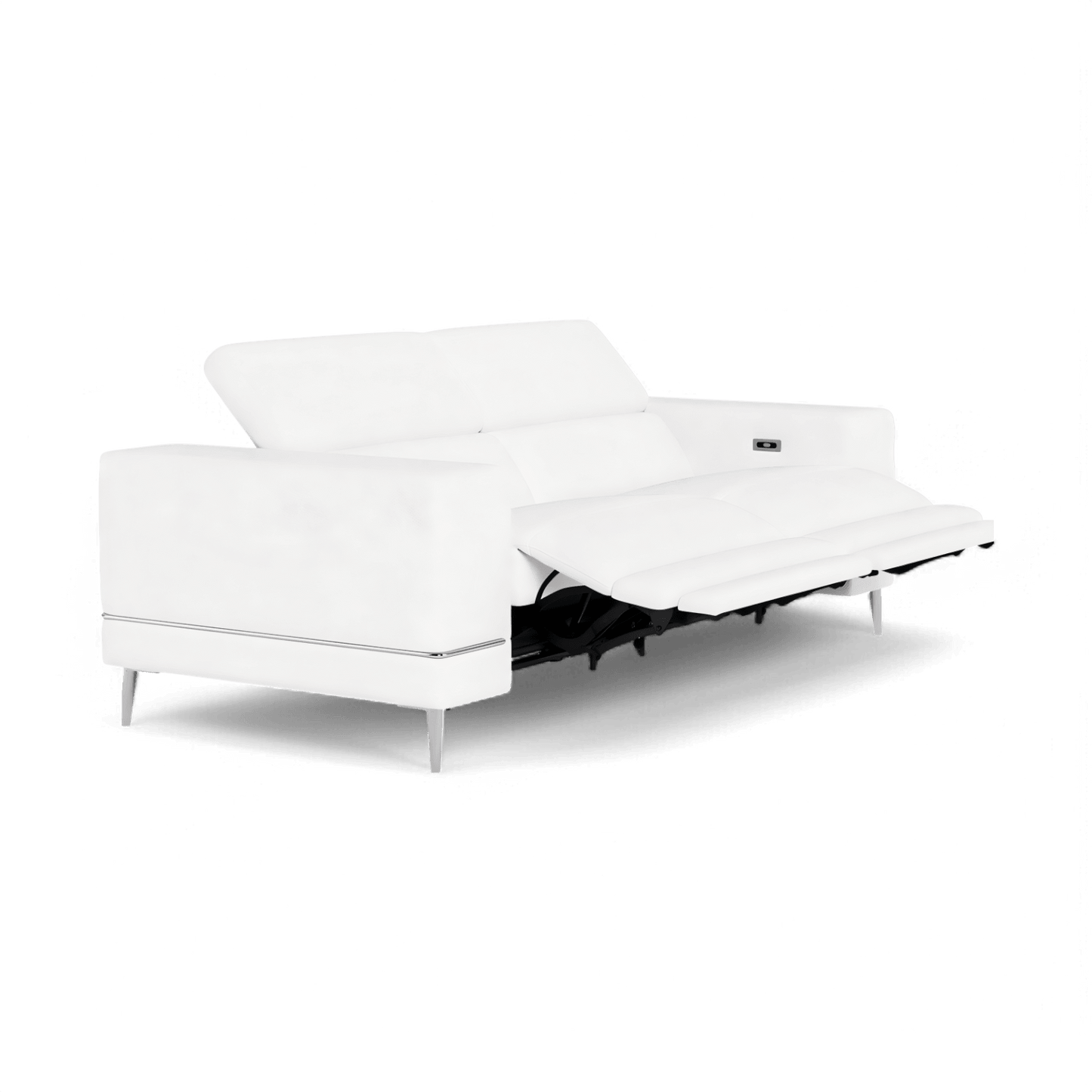 Bergamo Power Motion Sofa White