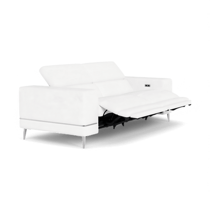 Bergamo Power Motion Sofa White