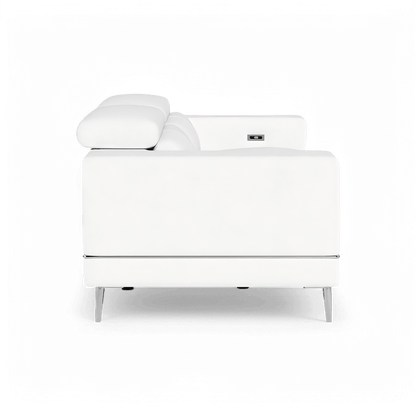 Bergamo Power Motion Sofa White