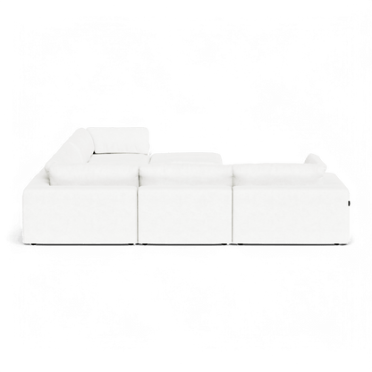 Bloom Extended Sectional Modular Sofa White