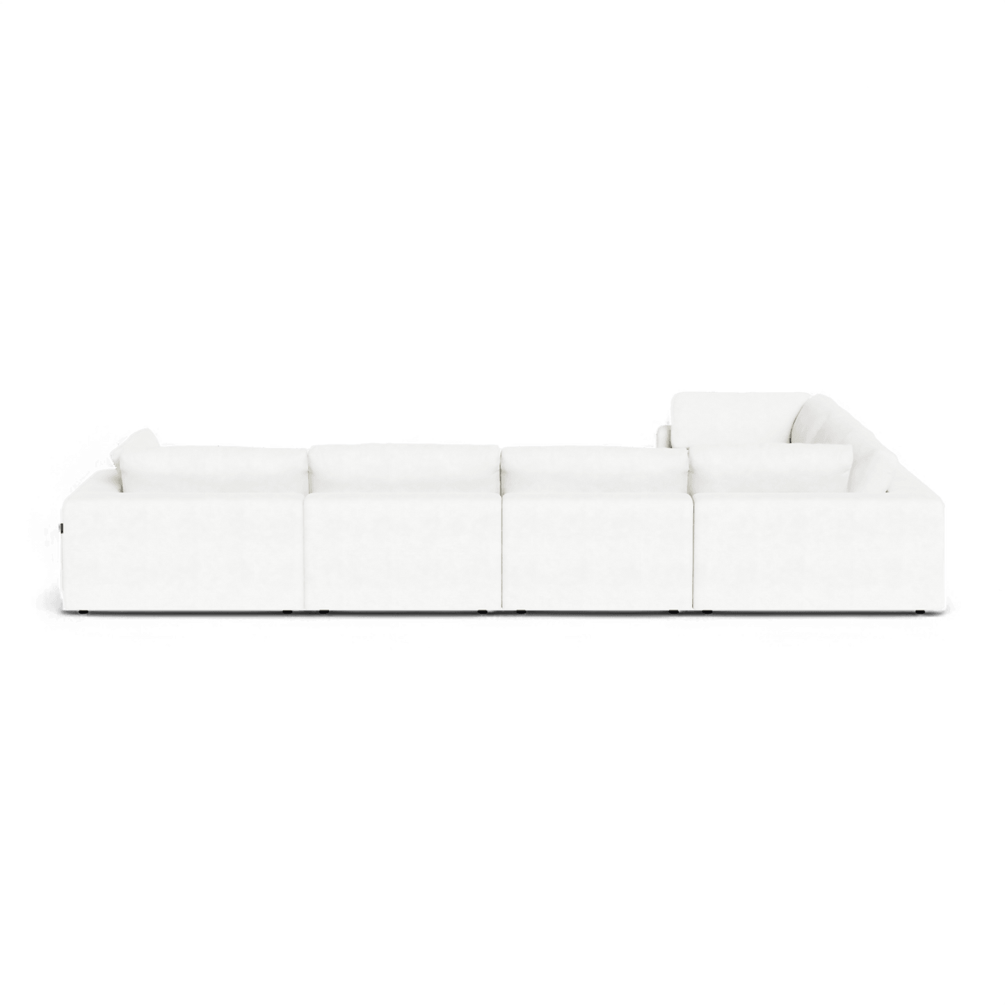 Bloom Extended Sectional Modular Sofa White
