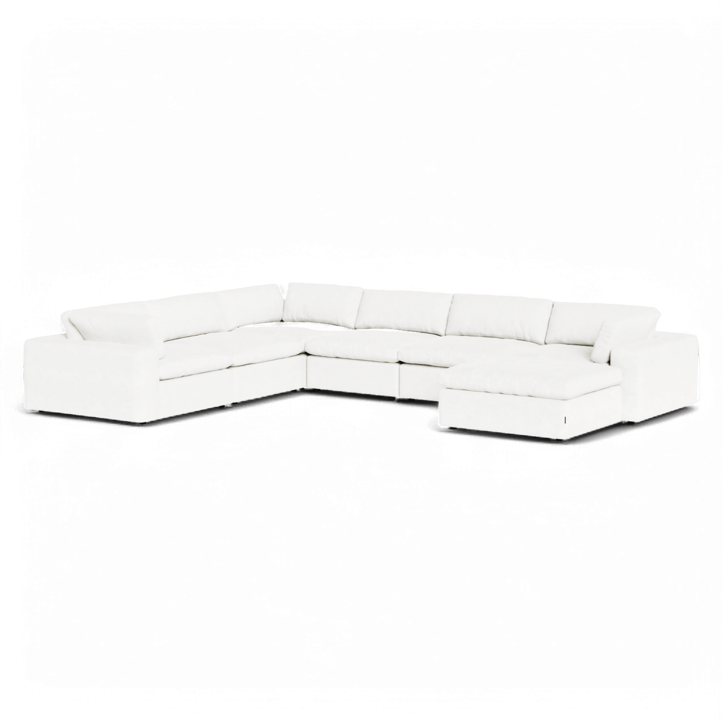 Bloom Extended Sectional Modular Sofa White