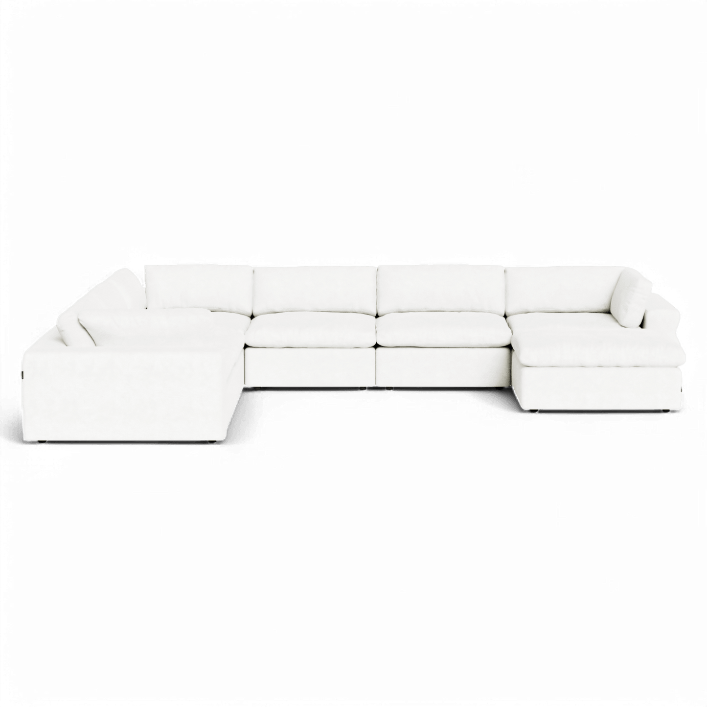 Bloom Extended Sectional Modular Sofa White