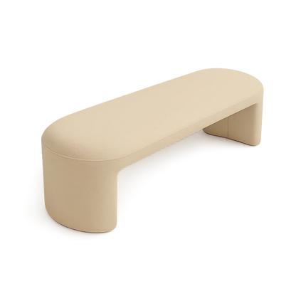 Boba Bench Beige Velvet