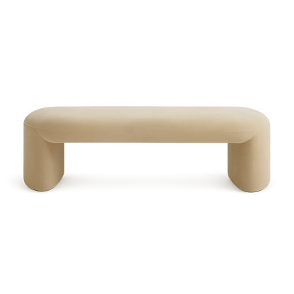 Boba Bench Beige Velvet