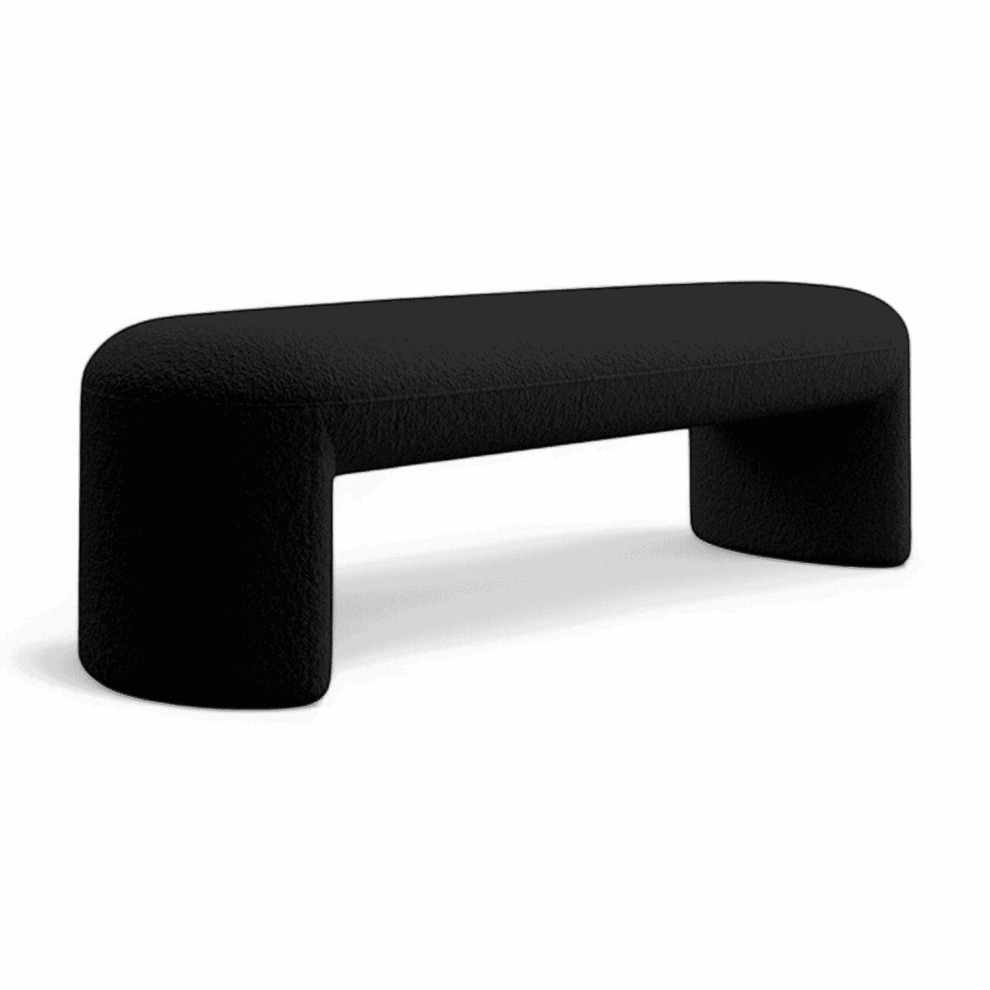 Boba Bench Black Boucle