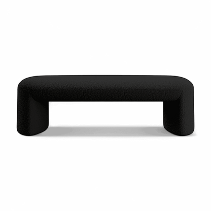 Boba Bench Black Boucle