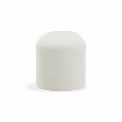 Boba Bench White Boucle