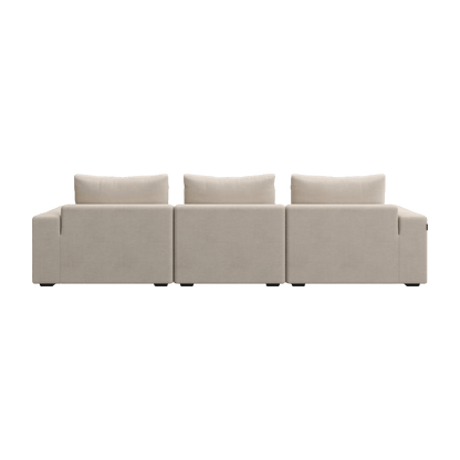 Braxton 3-Piece Sofa Cream