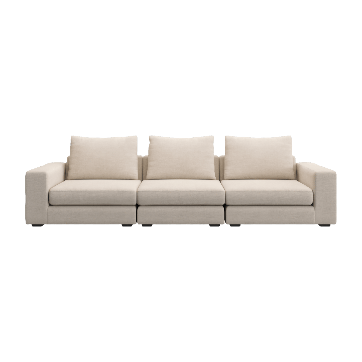 Braxton 3-Piece Sofa Cream