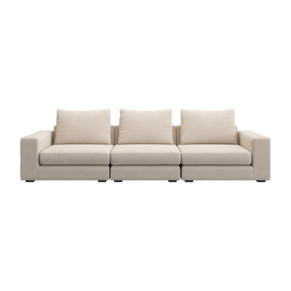 Braxton 3-Piece Sofa Cream