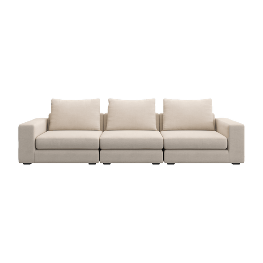 Braxton 3-Piece Sofa Cream
