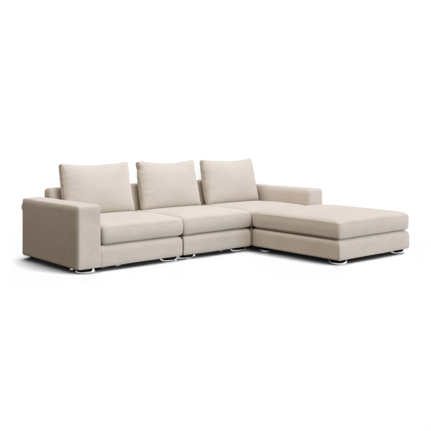 Braxton Sectional Sofa Cream
