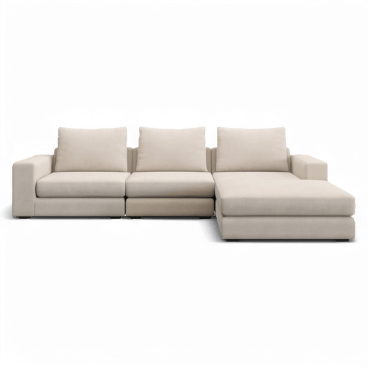 Braxton Sectional Sofa Cream