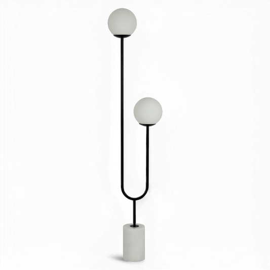Brisa Floor Lamp Black & White