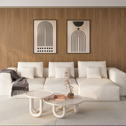 Cielo Sectional Sofa Ivory