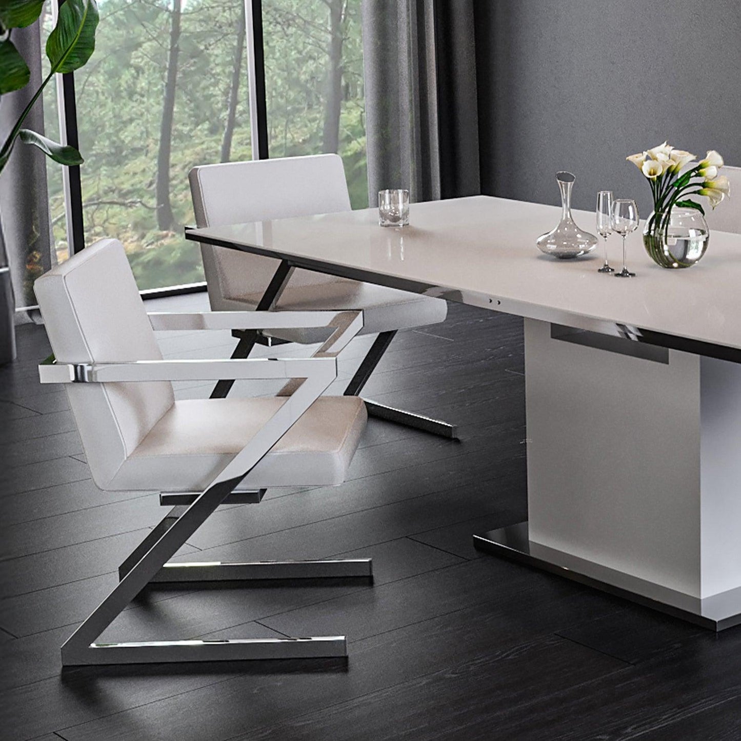 Denzel Dining Chair White