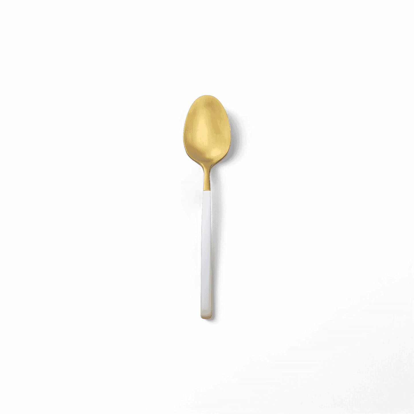 Dolomiti White and Gold Silverware Set