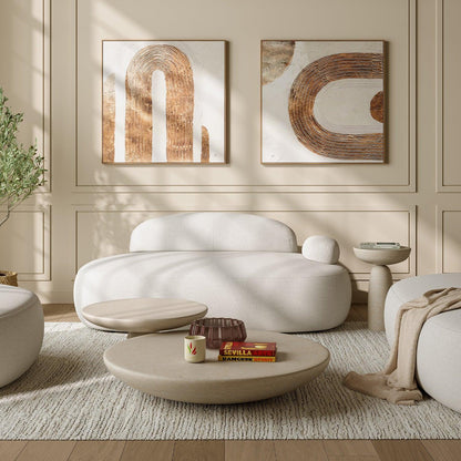 Rune Coffee Table Alabaster Large