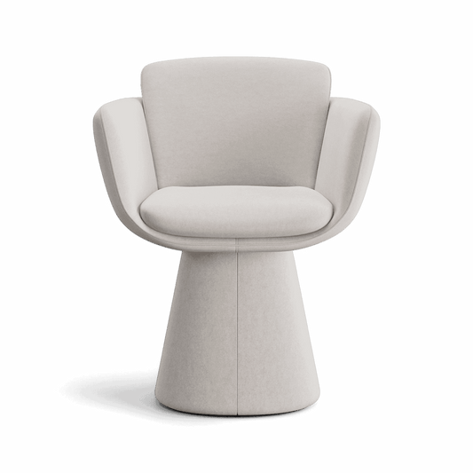 Rune Swivel Dining Chair Beige