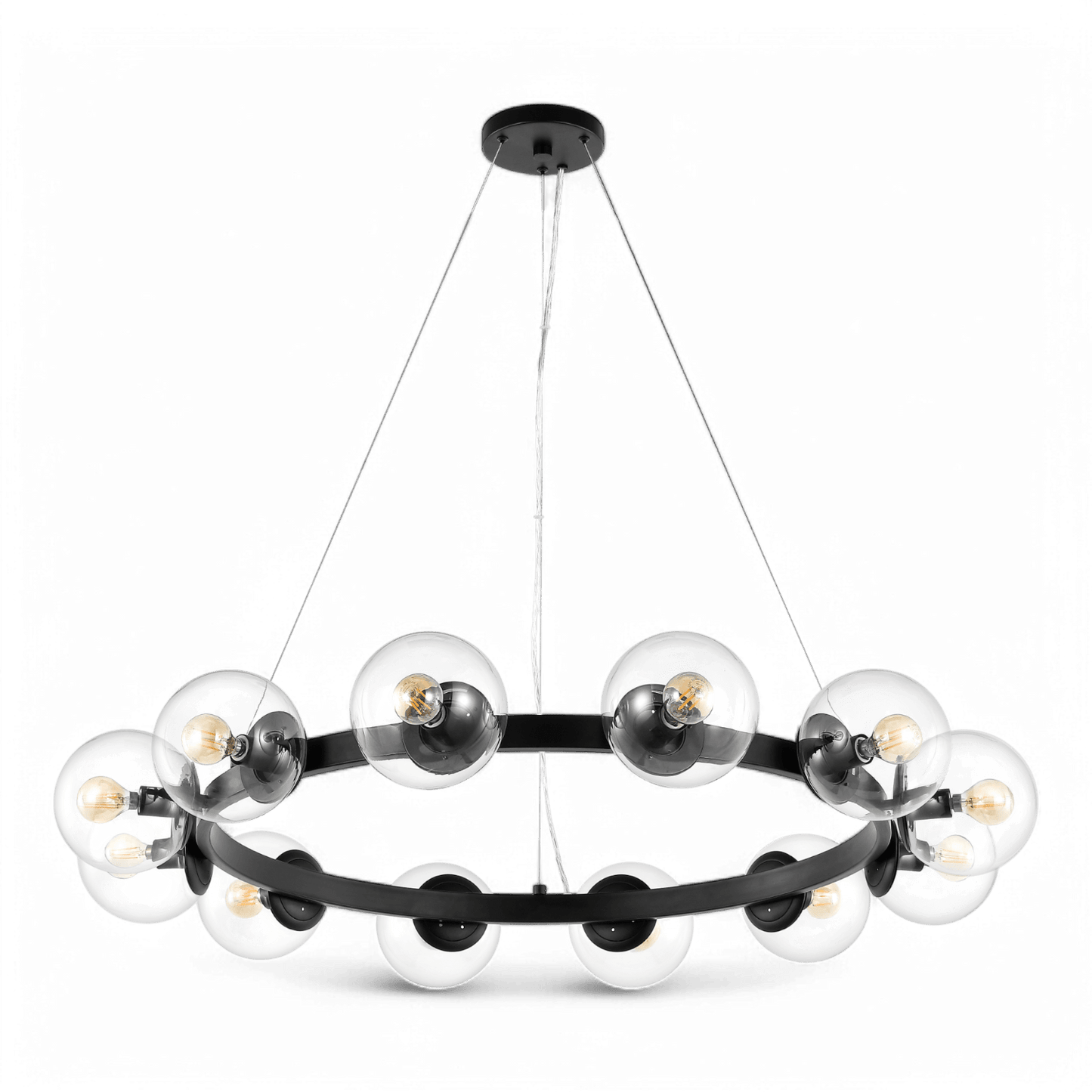 Elysian Chandelier Black