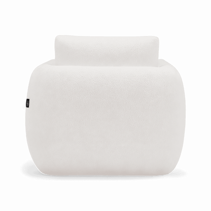 Gabriele Lounge Chair White Boucle
