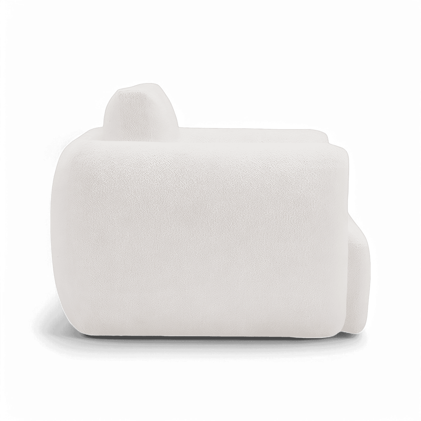 Gabriele Lounge Chair White Boucle